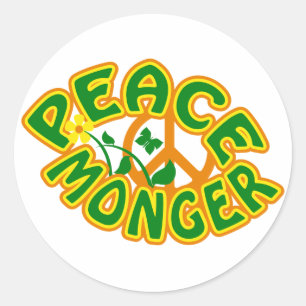 Peace Monger stickers