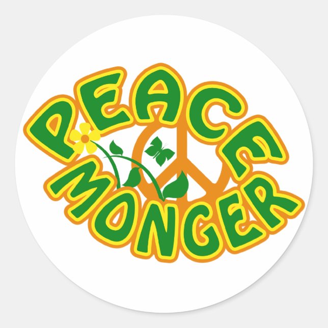 Peace Monger stickers (Front)