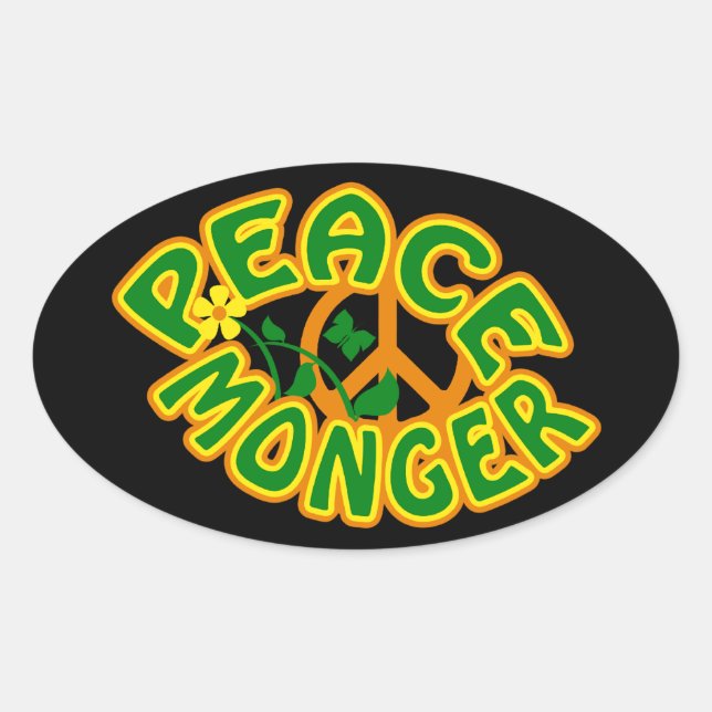 Peace Monger stickers (Front)