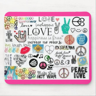 peace mouse pad