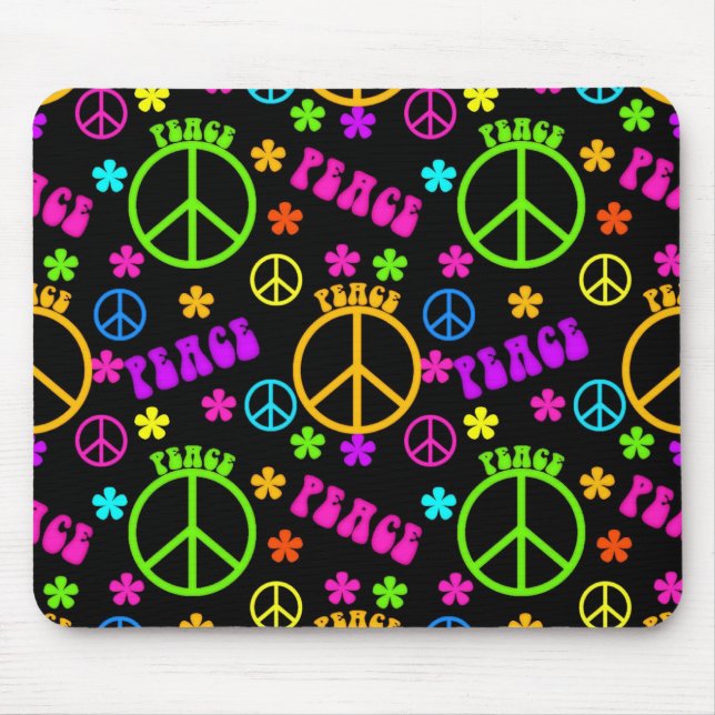 Peace Mouse Pad (Front)