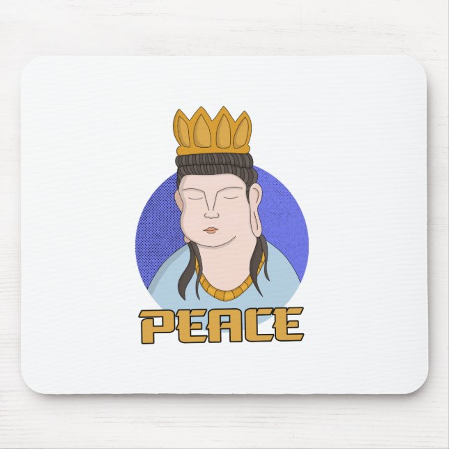 Peace Mouse Pad (Front)