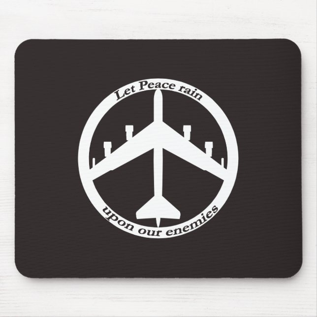 Peace Mouspad Mouse Pad (Front)