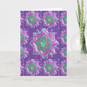Peace n Joy: Holy Purple Star Constellation Holiday Card