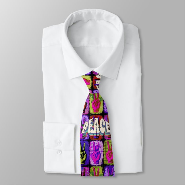 Peace Necktie (Tied)