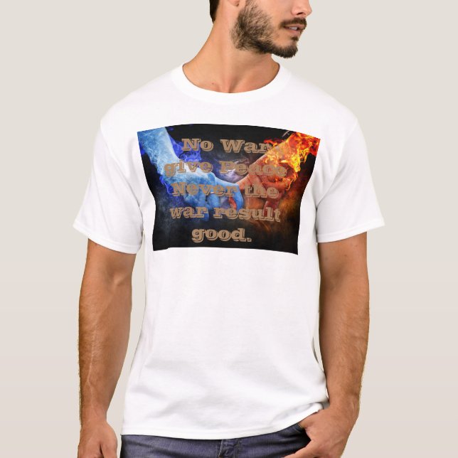 Peace no war Men T-shirt (Front)