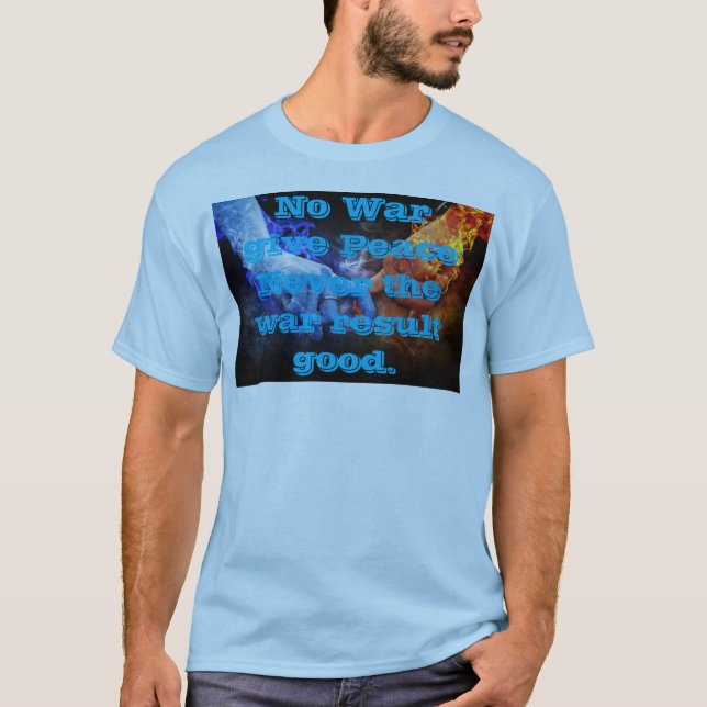 Peace no war Men T-shirt (Front)