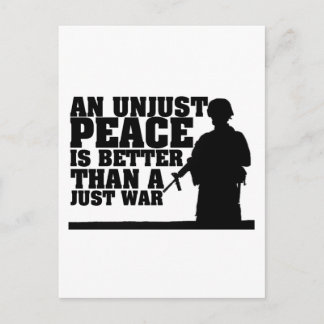 Peace Not War Postcard
