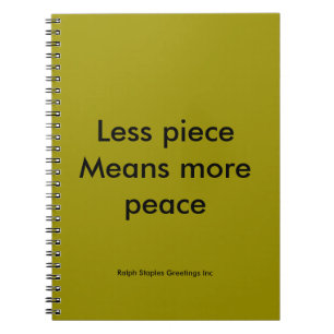 peace notebook