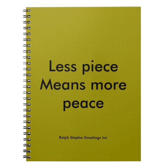 peace notebook (Front)
