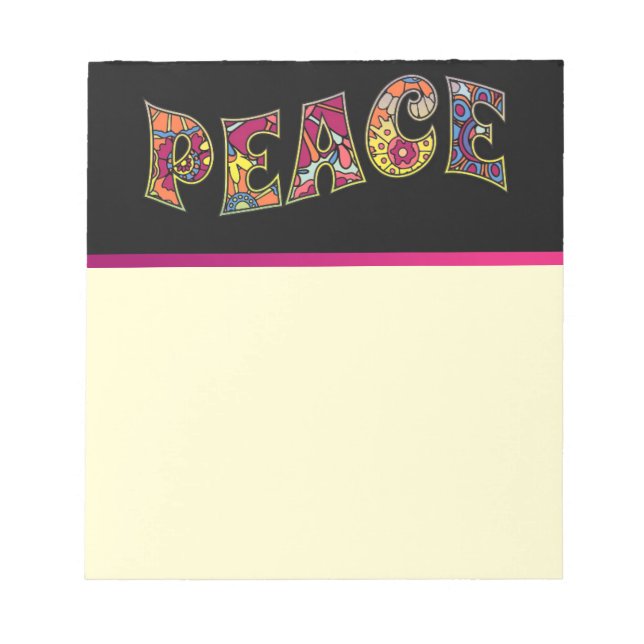 Peace Notepad (Front)