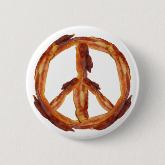 Peace Of Bacon 6 Cm Round Badge