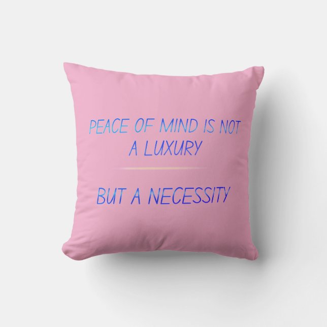 Peace of mind cushion (Front)