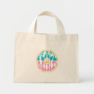 peace of mind design  mini tote bag
