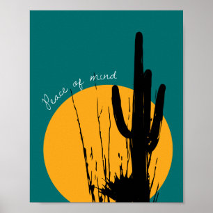 "Peace of Mind" in the Desert Poster