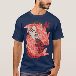 Peace of Mind Therapist Ying Yang Gift Koi Fish T-Shirt