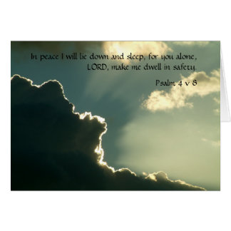 Peace of the Lord Series | Psalm 4 v 8