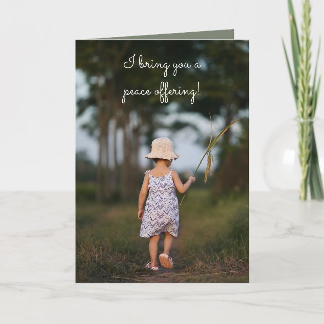 PEACE OFFERING SORRY CARD (Front)