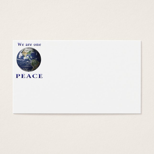 Peace on earth (Front)