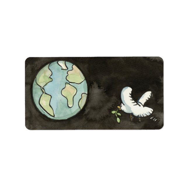 Peace on Earth Address Label (Front)