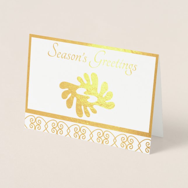 Peace on Earth Adinkra bronya Foil Card (Front)