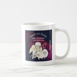 Peace on Earth and Goodwill Towards All Shepherd Coffee Mug