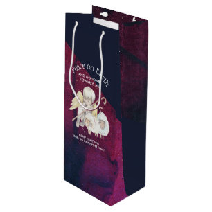 Peace on Earth and Goodwill Towards All Shepherd Wine Gift Bag