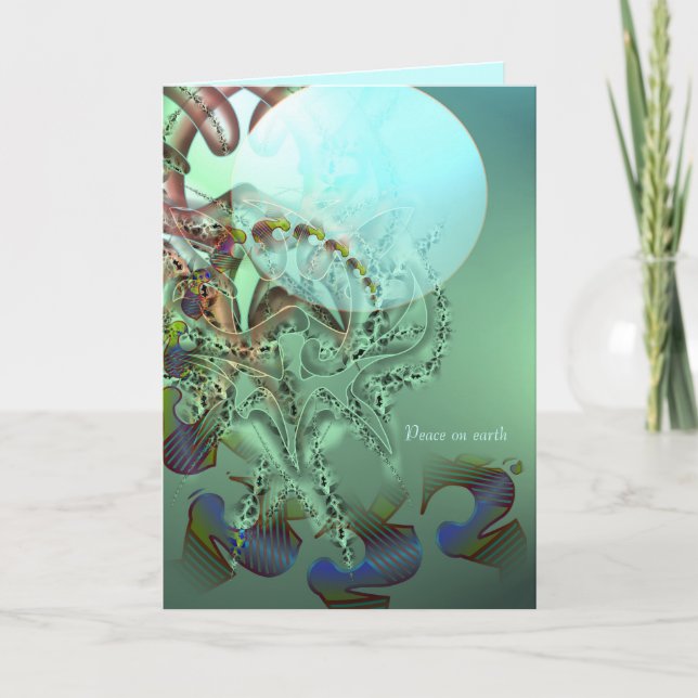 Peace on earth and in our hearts holiday card (Front)