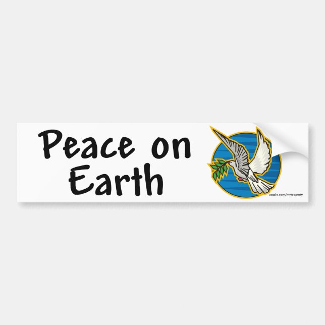 Peace on Earth Bumper Sticker (Front)