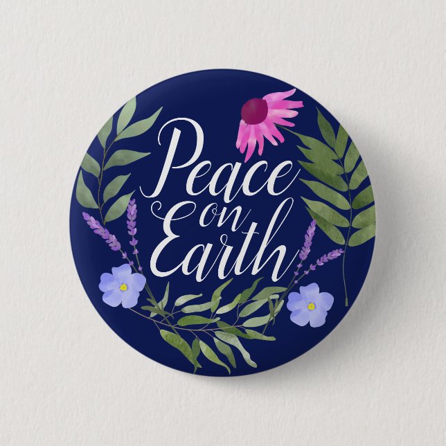 Peace on Earth Button (Front)