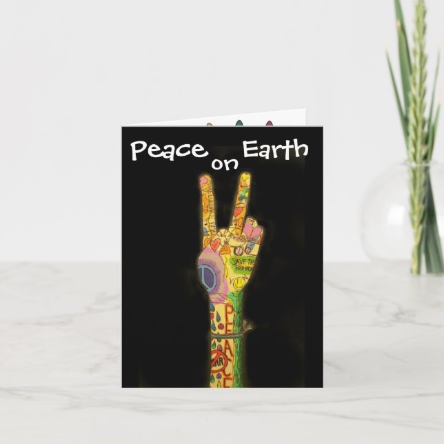 PEACE on Earth Christmas Card by SRF (Front)