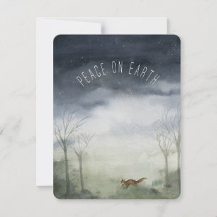 Peace on Earth Christmas Card Holiday Card