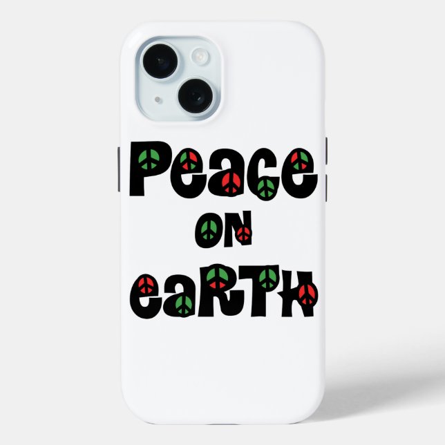 Peace On Earth Christmas Case-Mate iPhone Case (Back)