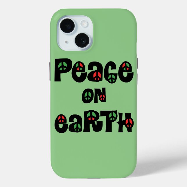 Peace On Earth Christmas Case-Mate iPhone Case (Back)