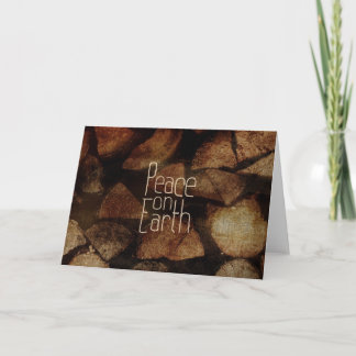 Peace On Earth Christmas Design Card