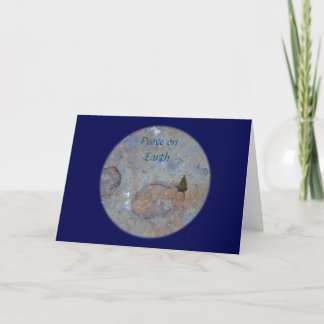 Peace on Earth Christmas Holiday Card