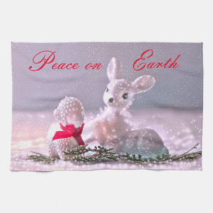 Peace on Earth Christmas Kitchen Towels