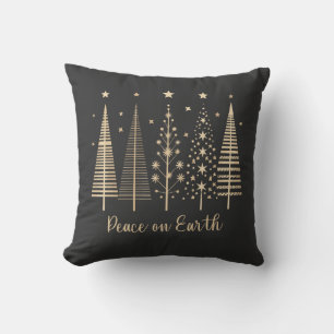 Peace on Earth Christmas Minimalist Cushion