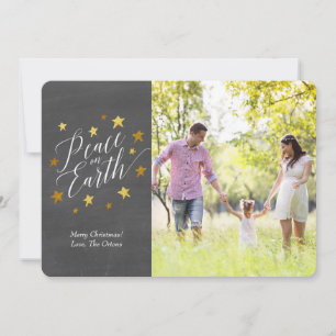 Peace on Earth Christmas Photo Card