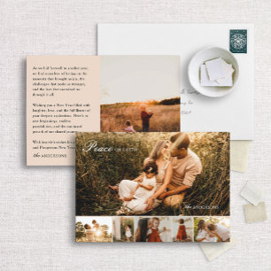 Peace on Earth Classic Multi-Photo Holiday Card