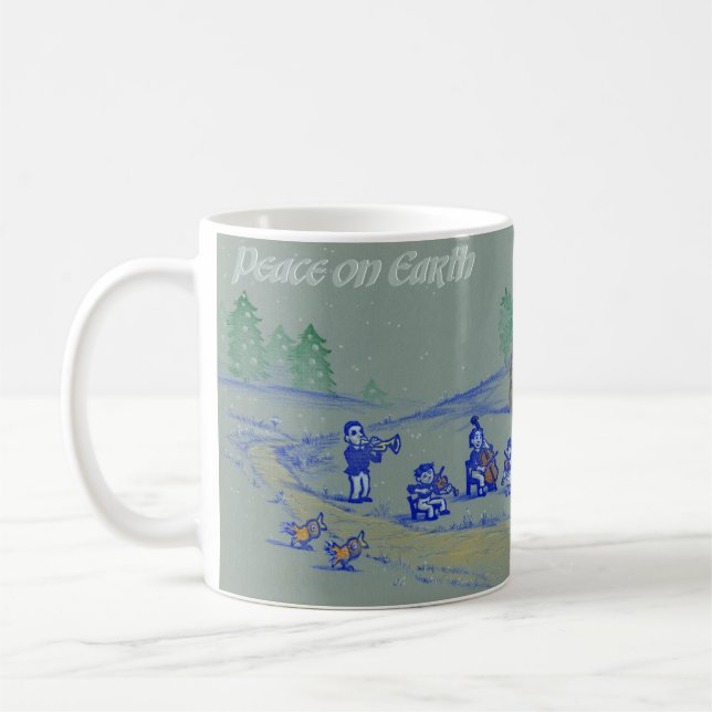 Peace on Earth Coffee Mug (Left)