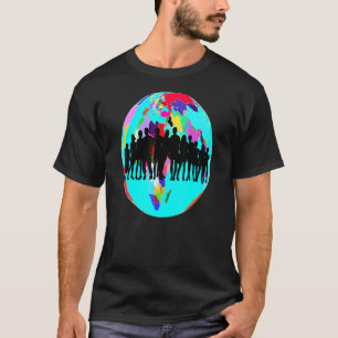 Peace On Earth Conscious Humanity Love Kindness Wo T-Shirt