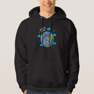 Peace On Earth Day Everyday Hippie Planet Save Env Hoodie