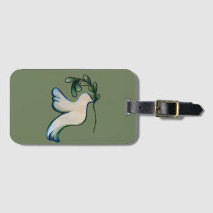Peace on Earth Dove of Hope Luggage Tag