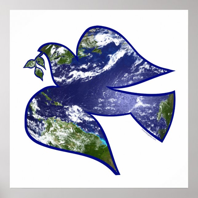 Peace on Earth Dove Poster (Front)
