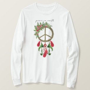 Peace On Earth Dream Catcher Christmas Shirt