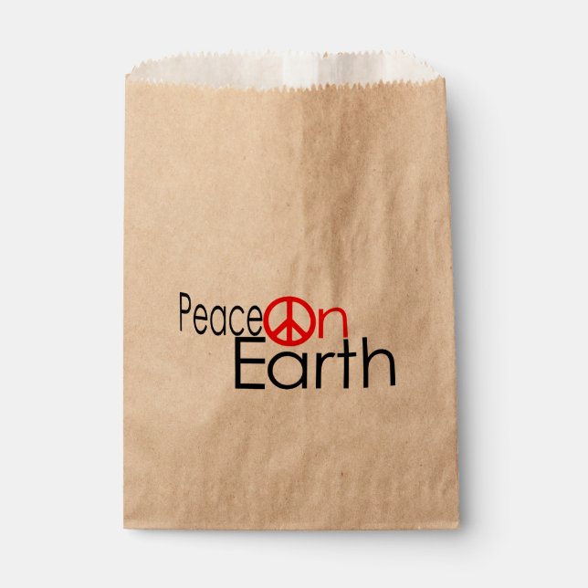 Peace on Earth Favour Bag (Front)