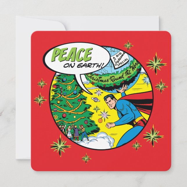 Peace On Earth From Superman Holiday Card (Front)