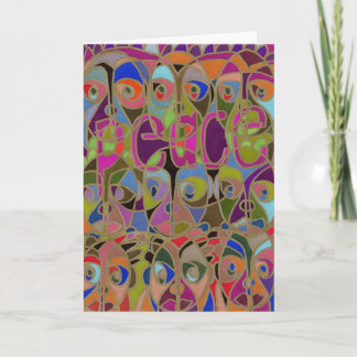 peace on earth.  goodwill at last holiday card