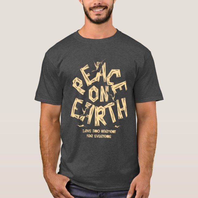 “Peace on Earth” Graphic Tee  (Front)